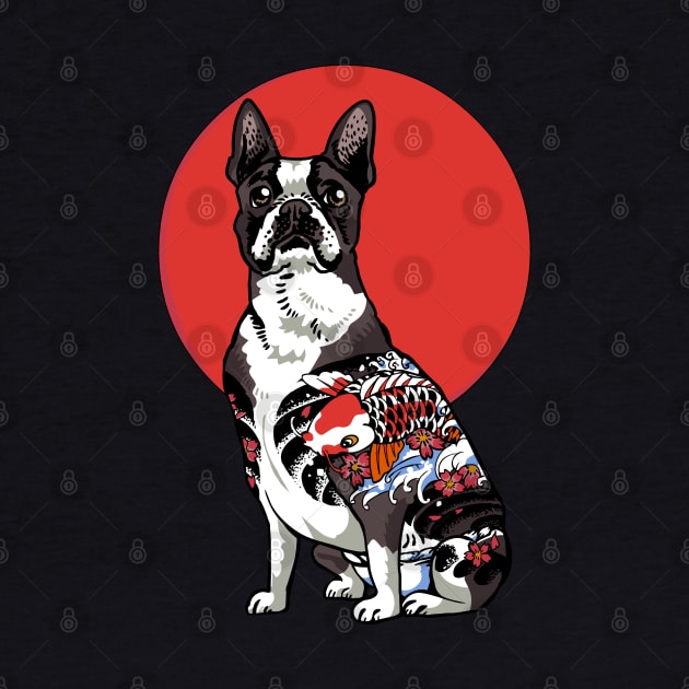 Boston Terrier Yakuza by huebucket